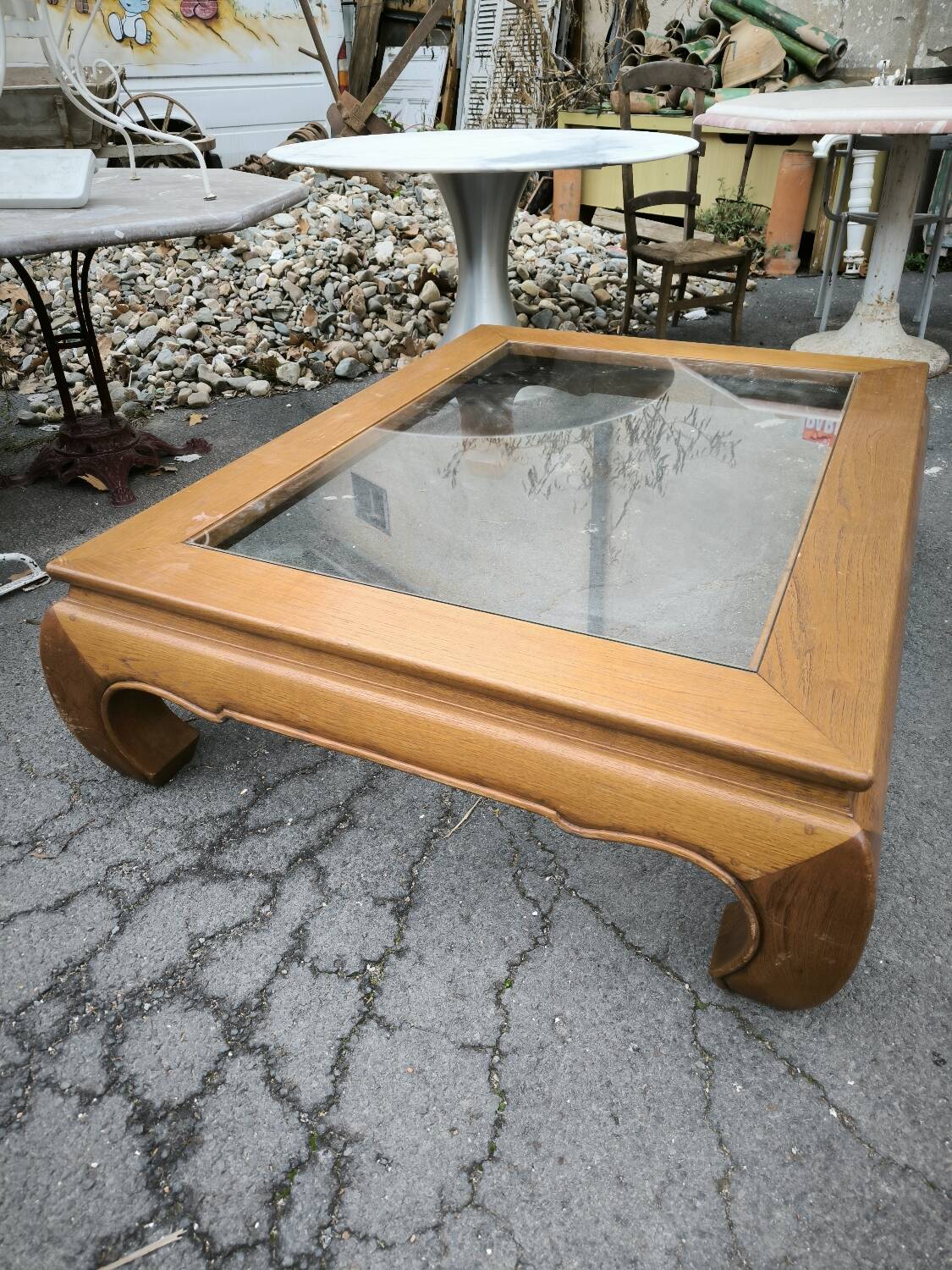 Teak coffee table, 1980