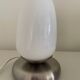Lampe verre et chrome