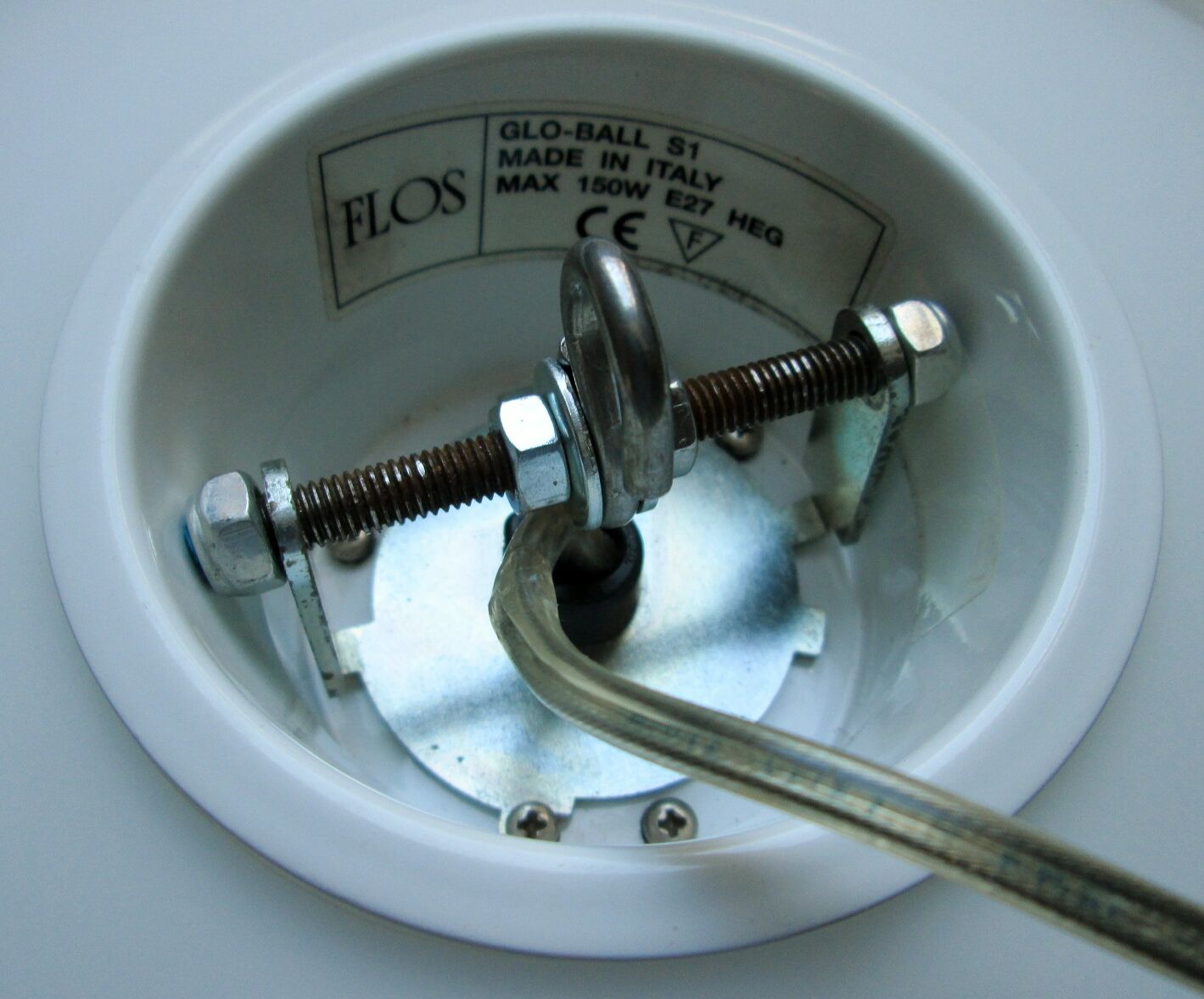 Glo-Ball S1 hanging lamp by Jasper Morrison for Flos 1998