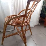 Vintage bamboo chair