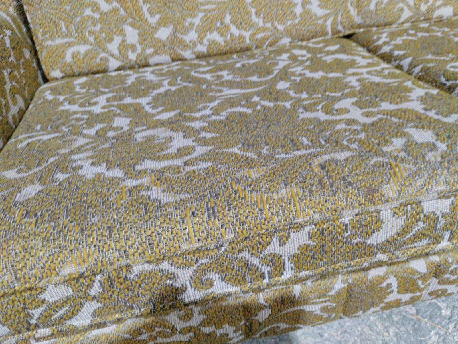 Mid-century upholstered folding sofa, 1970s, Central Europe