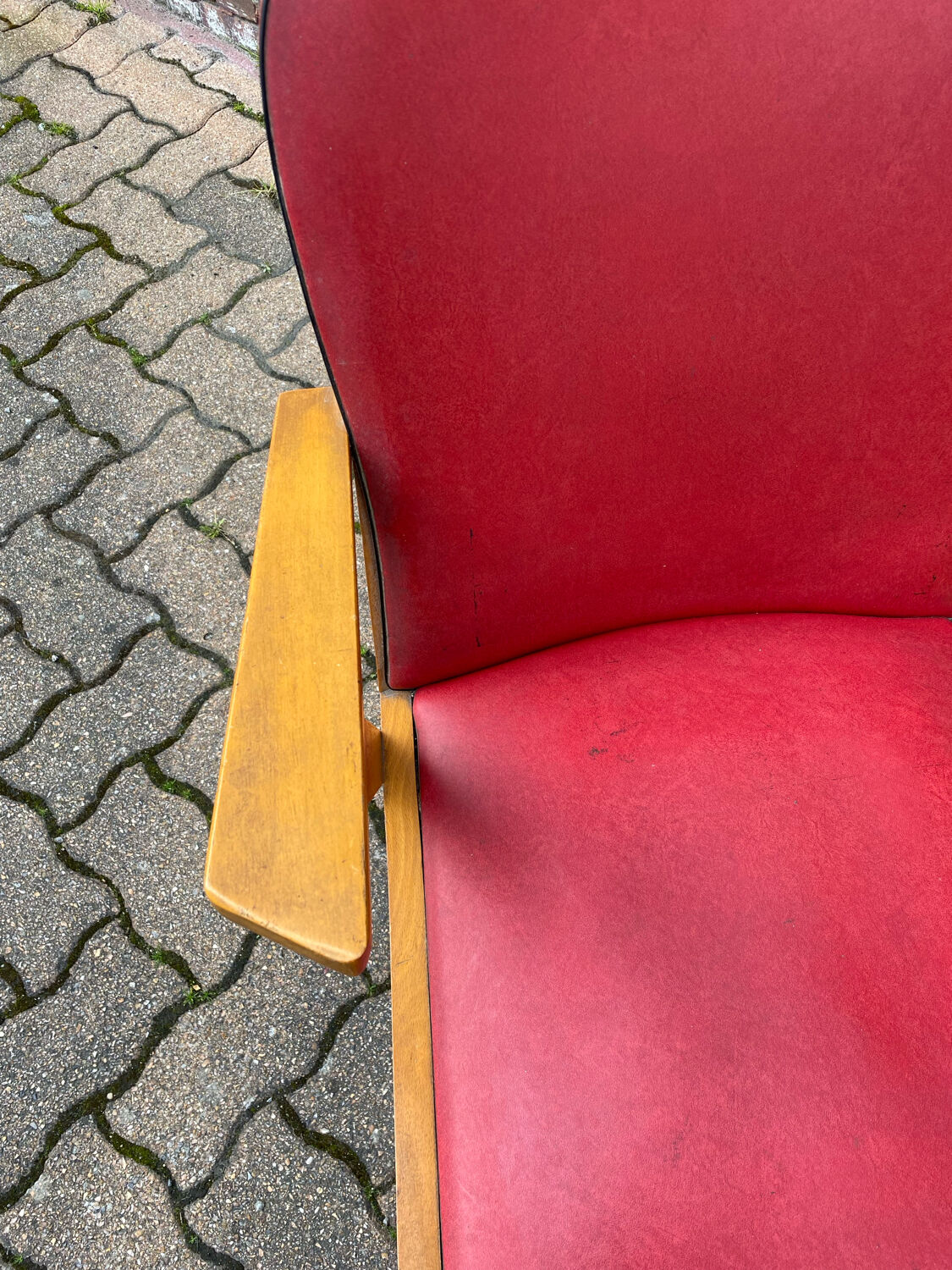 Pair of compass feet bridge chairs