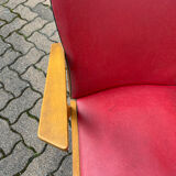 Pair of compass feet bridge chairs