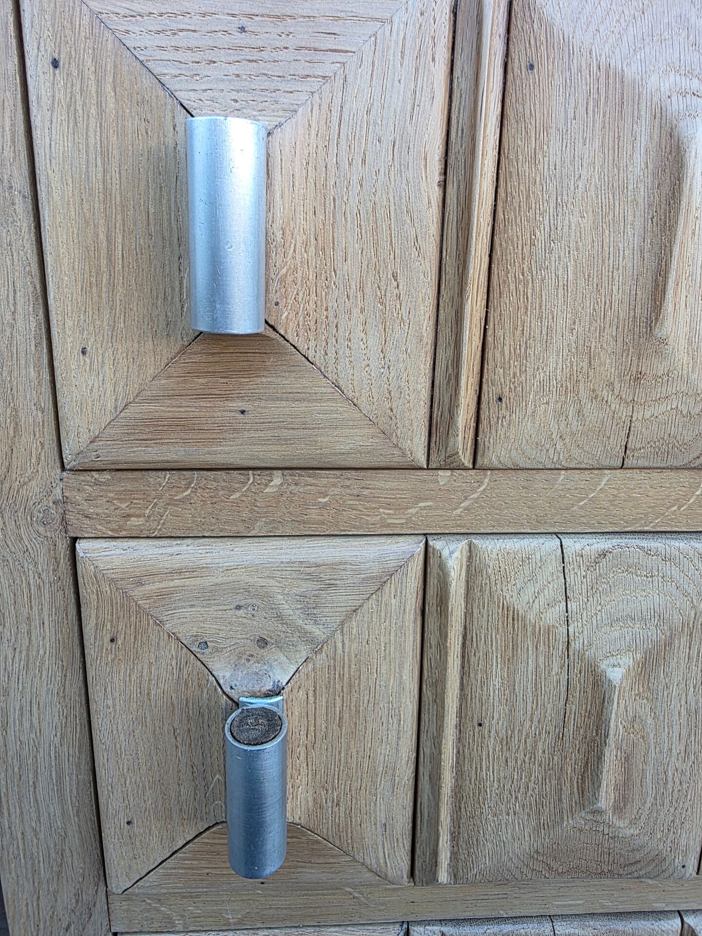 Enfilade chêne massif style brutaliste 