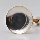 Vintage Danish silver metal candlestick