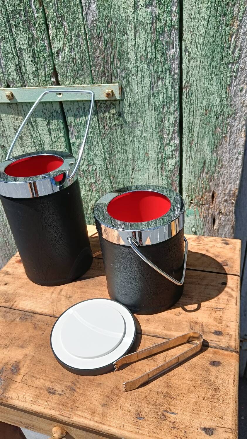 Vintage champagne bucket and ice bucket