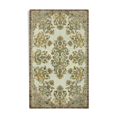 Handwoven Unique Turkish 1980s 186 cm x 302 cm Green Rug
