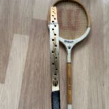 Old badminton rackets