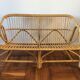 Bench and 2 rattan chairs