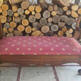 Empire style curved bench