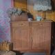 Antique sideboard in waxed pine, country house style