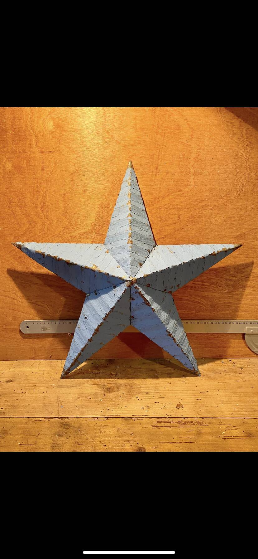 Blue amish stars