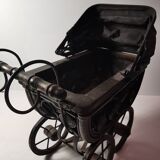 Poussette de poupée ancienne Français faite à la main,

Années 1900. Collection