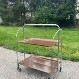 Folding Formica trolley/serving table