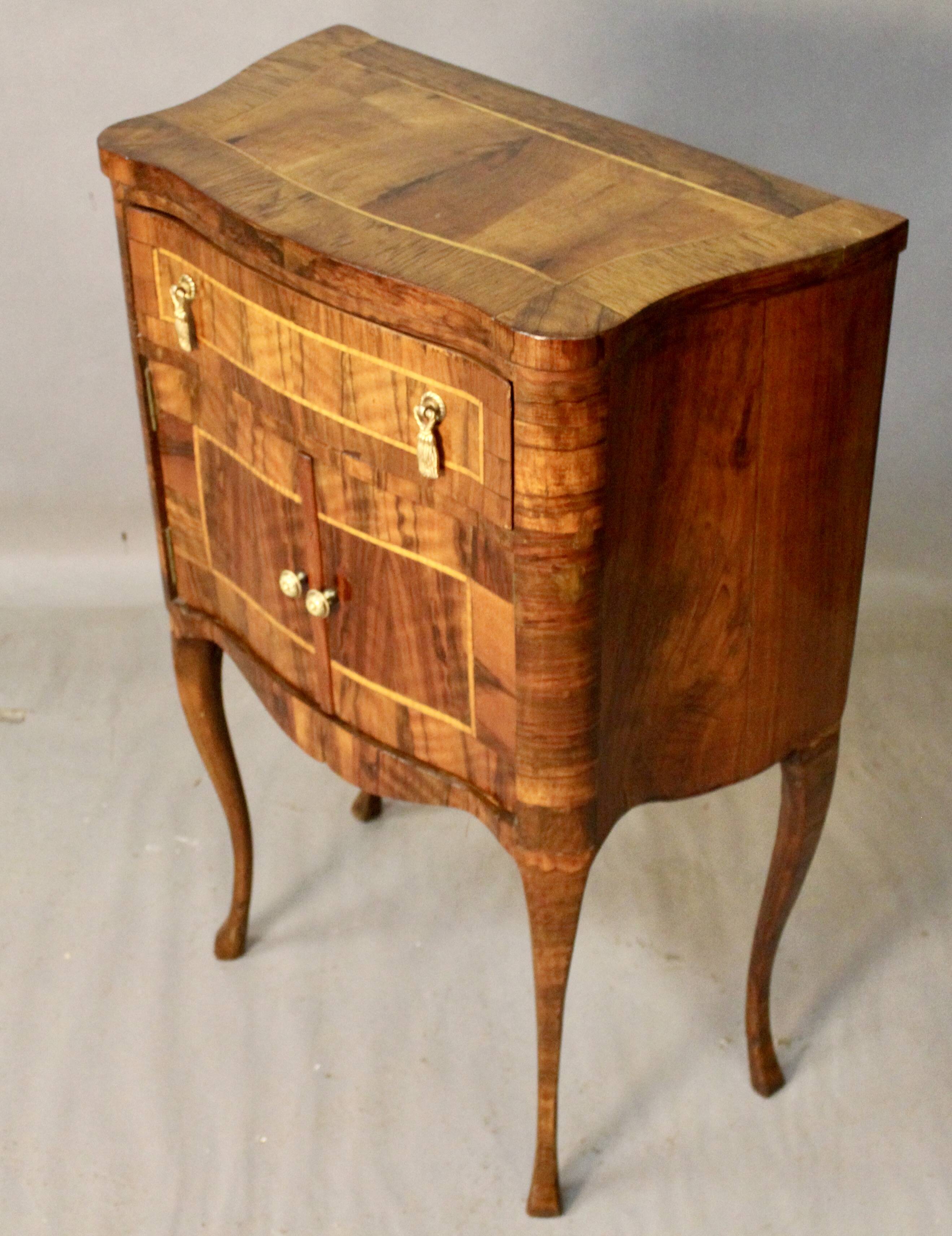 Bedside Or Sauteuse In Rosewood Marquetry