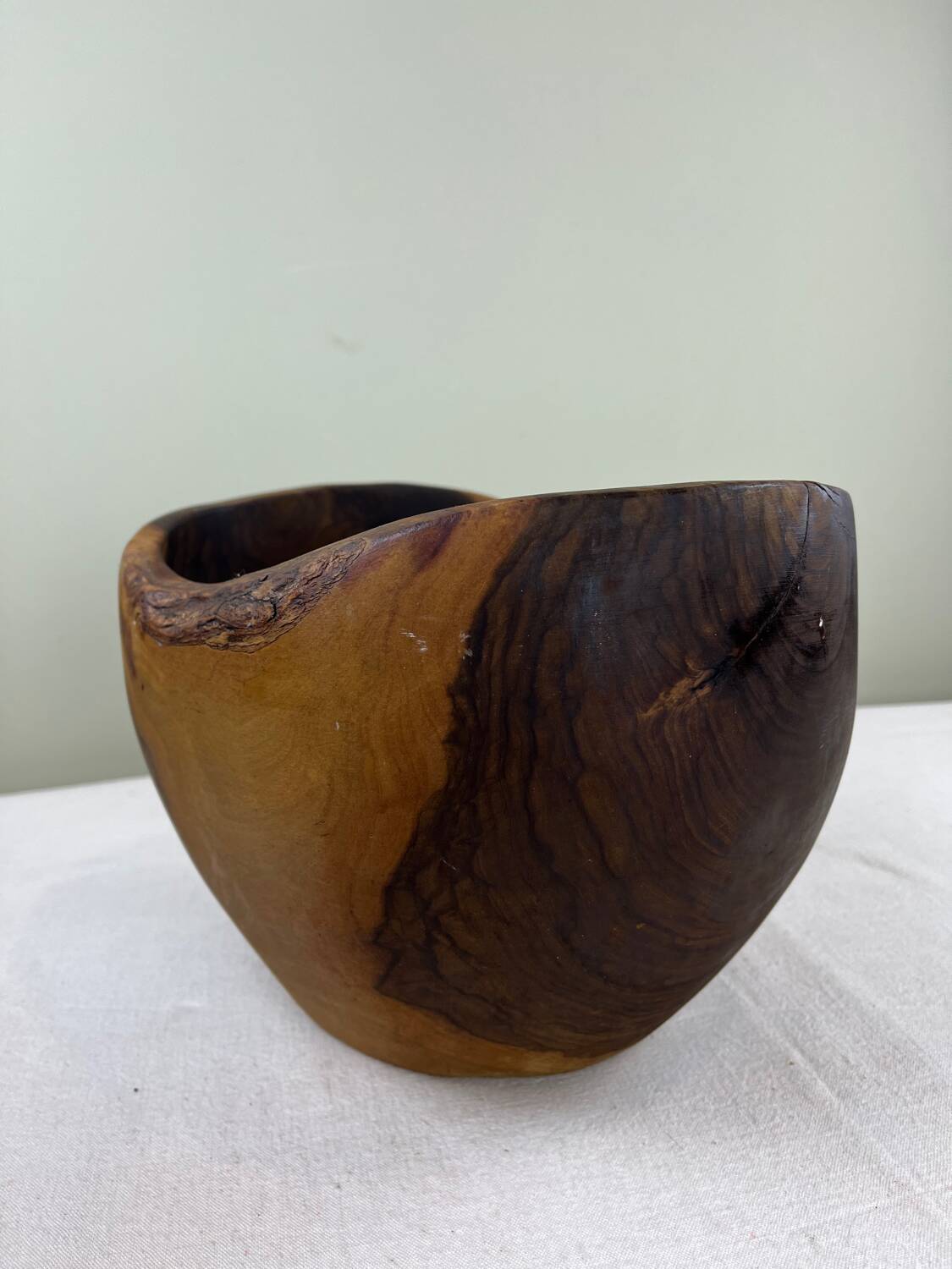 Saladier en bois d’olivier