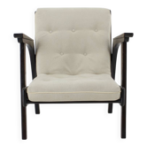 Fauteuil en chêne design des années 1960, Tchécoslovaquie