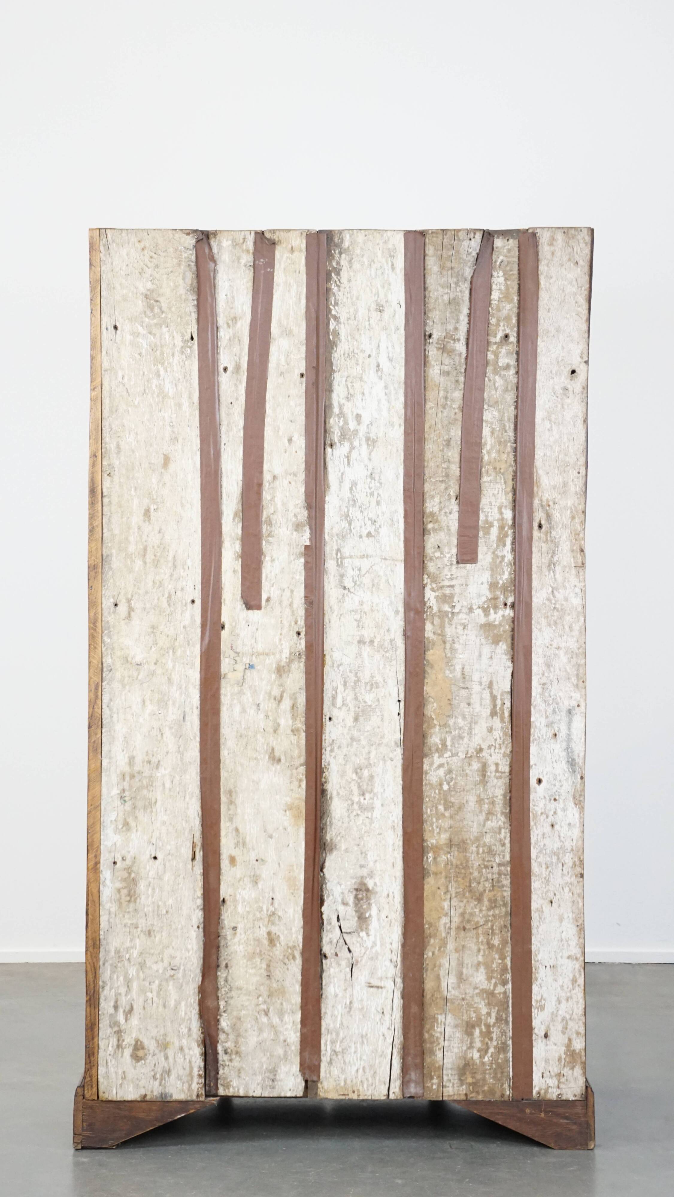 Antique oak cabinet with 4 doors from the 18th century