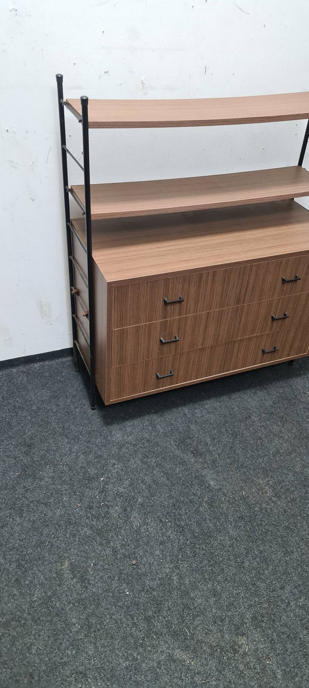 Vintage free standing shelving unit