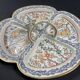 Four-lobed beggar worker's hors d'oeuvre in Chantilly porcelain, Japanese decor