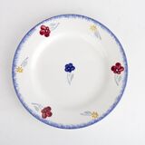 Lot of 5 dessert plates Mary - Lou Digoin Sarreguemines 1922-1965