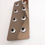 Applique plafonnier vintage années 60 en verre 8 lumieres design italien