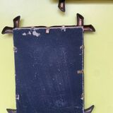 Duo of vintage brass frames