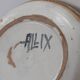 Circular decorated dish in Vallauris ceramic, 1950s