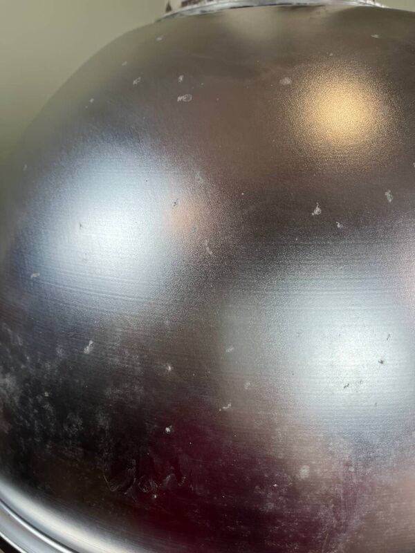 Rare suspension industrielle Osram HQL – grand réflecteur aluminium 53