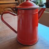 Cafetière ancienne émaillée