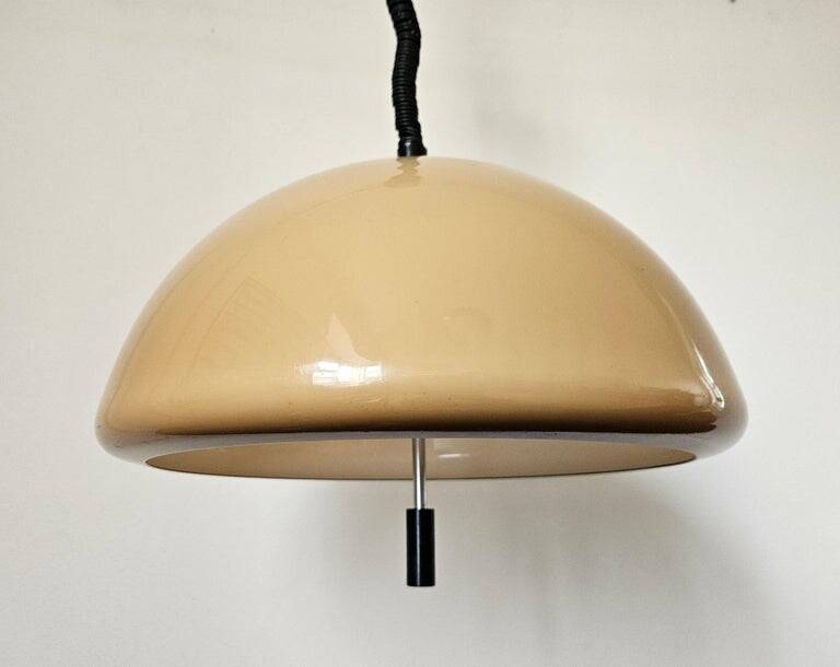 Midcentury Rare Pendant Guzzini, Luigi Massoni, Italy, 1970s