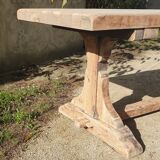 Solid wood farmhouse table, 220 cm