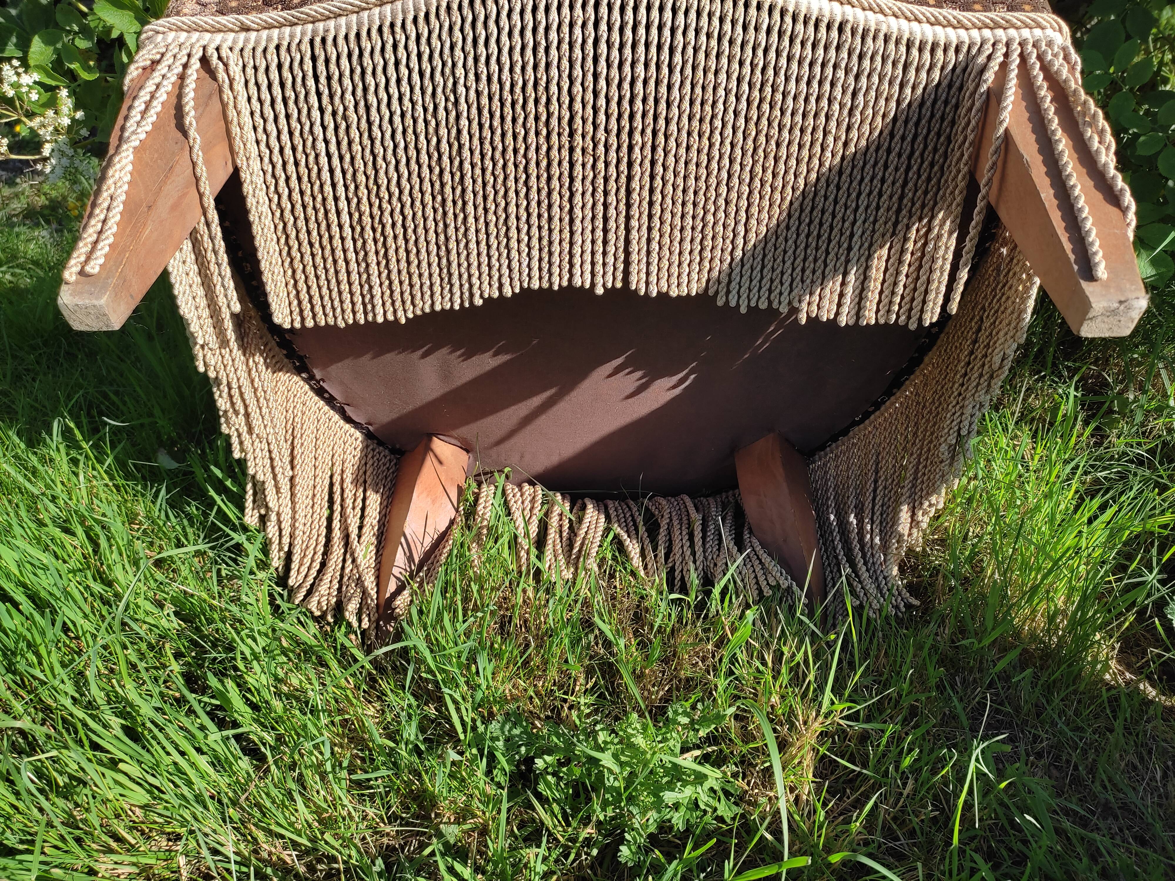 Paire de fauteuils crapaud