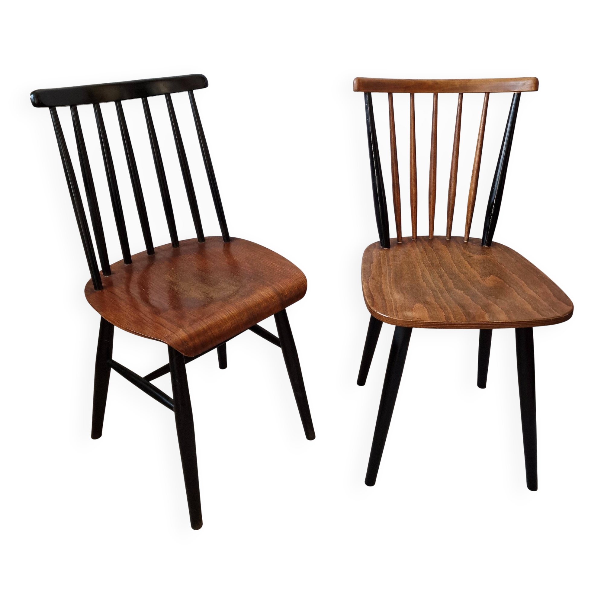 vintage Scandinavian Fanett style  chairs