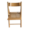 Vintage folding chair, rattan cane for Habitat, circa 70/80