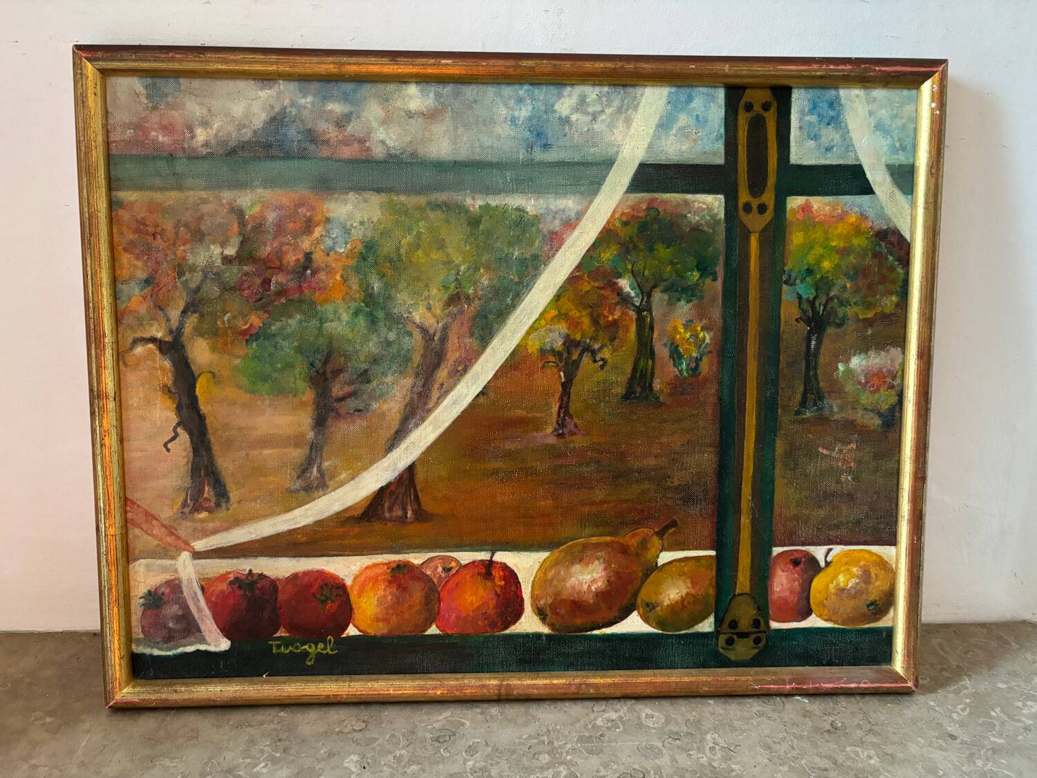 Nature morte moderne signée