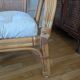 Pair of rattan armchairs