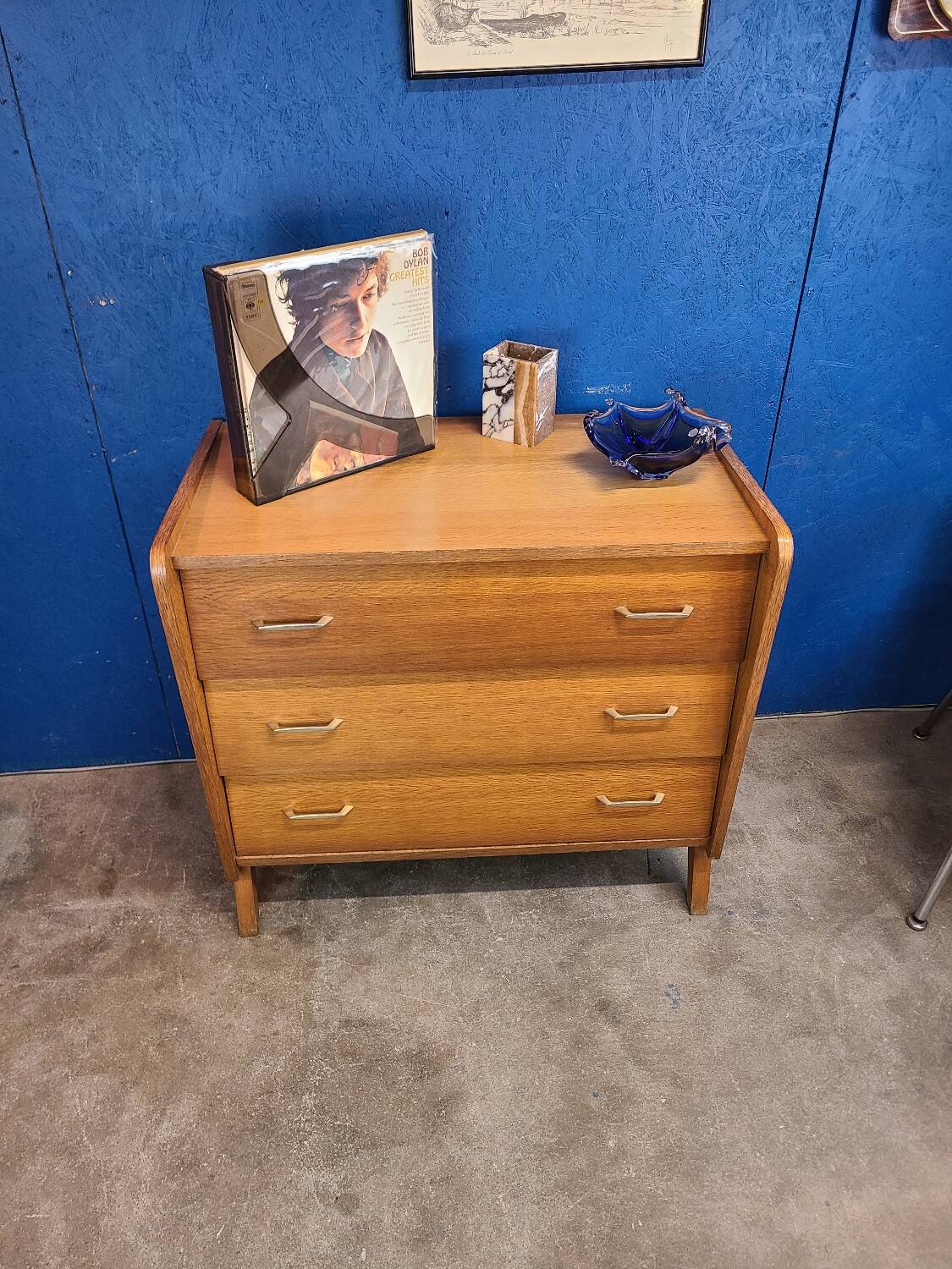 Vintage Scandinavian style chest of drawers. 60s