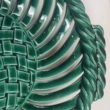 Vallauris Table basket, braids, twists and openwork
