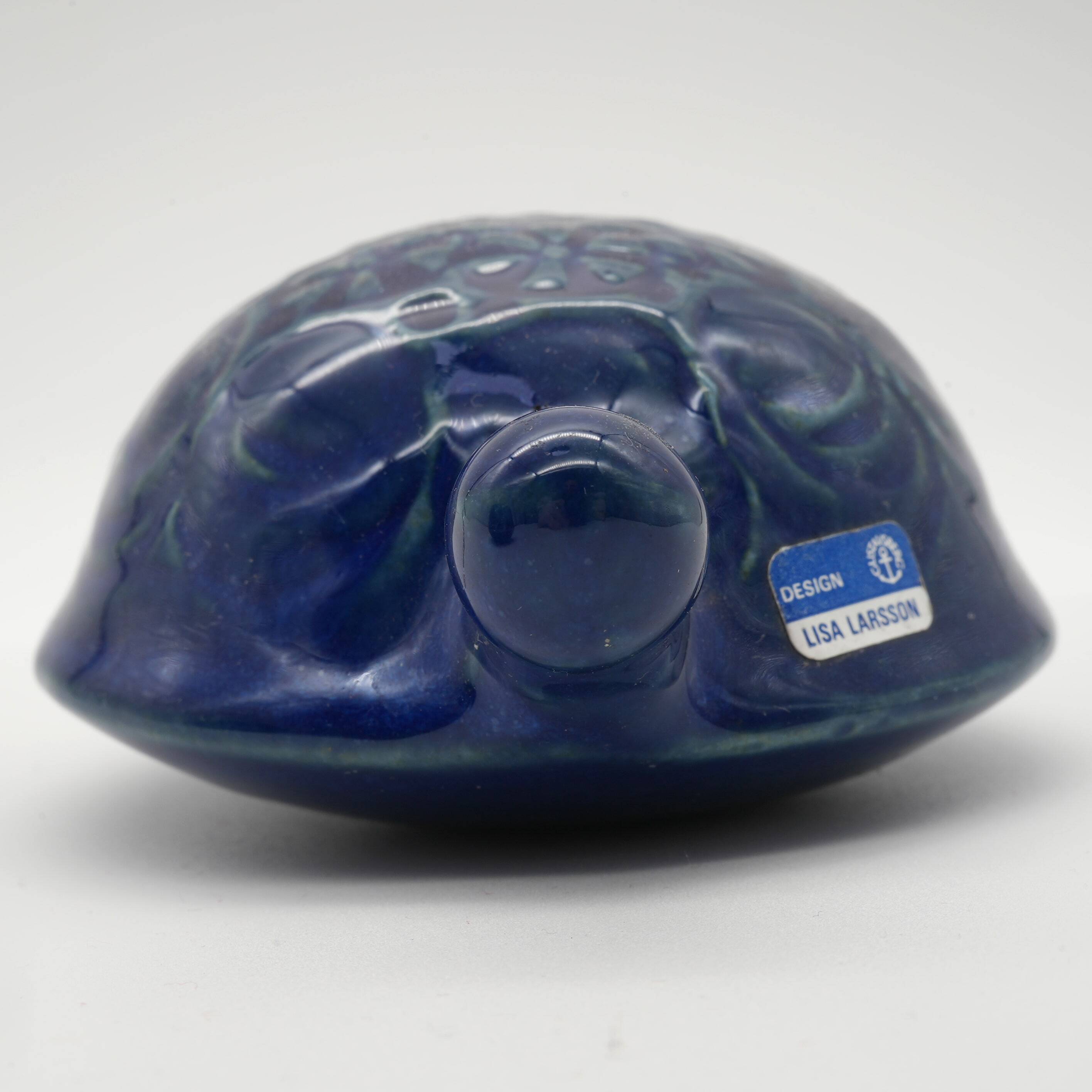 Lisa Larson for Gustavsberg, Glazed Ceramic Turtle, 1970s