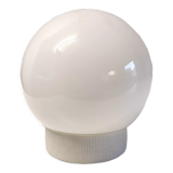 Ceiling lamp globe in opaline glass – 70s/80s