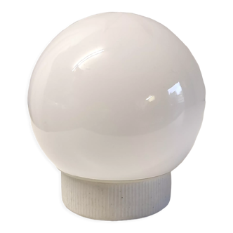 Ceiling lamp globe in opaline glass – 70s/80s