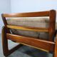 Pair of 1970s Scandinavian lounge chairs, upholstered in corduroy.