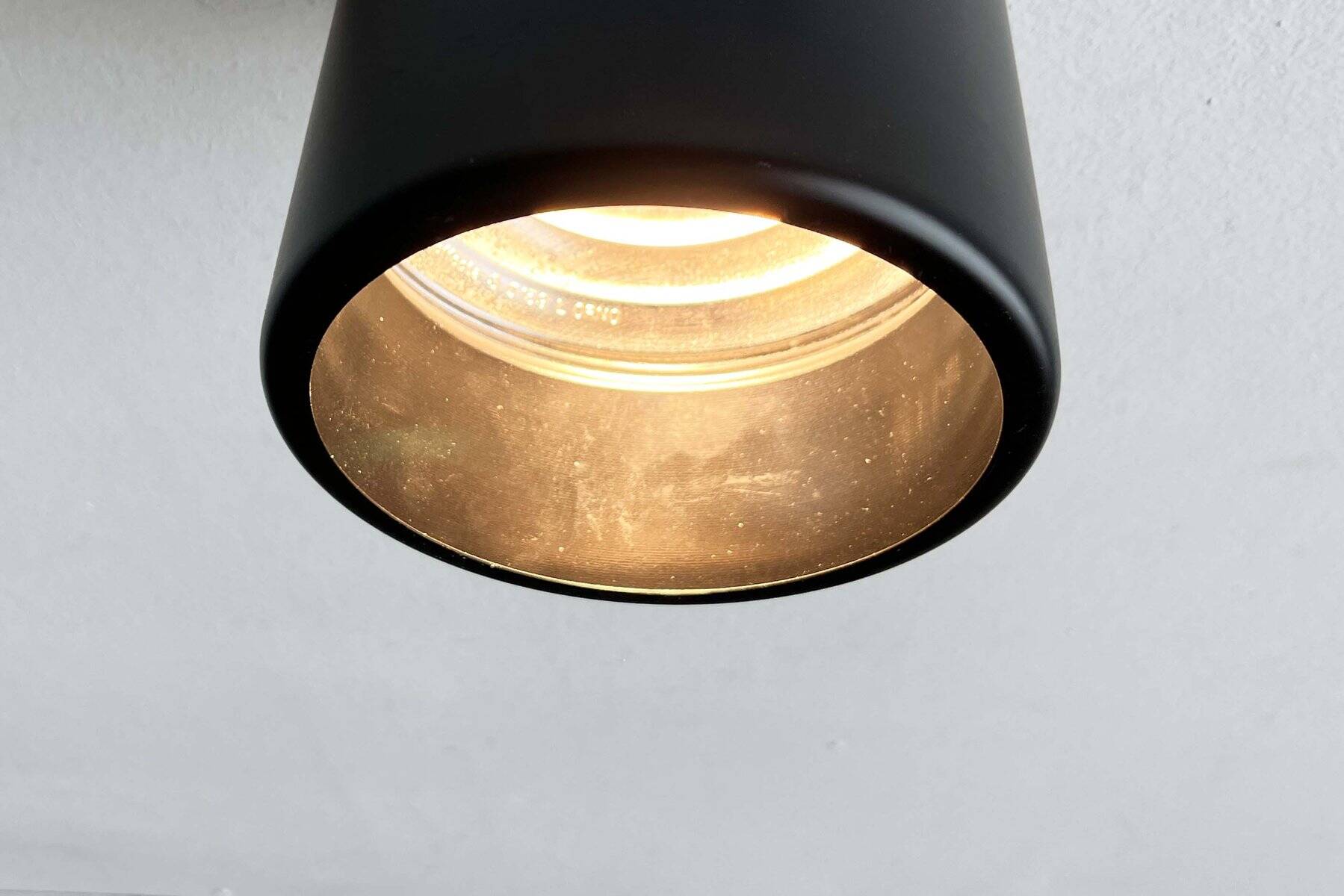Modern minimalist ceiling lights from the mid-century by Orno, Finland, 1960, set of 2.