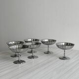 6 Letang Remy stainless steel footed bowls