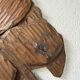 Set of 2 butterfly wall decorations sculptures 1900