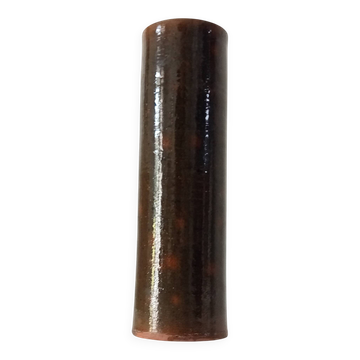 Vase rouleau vintage en grès années 50