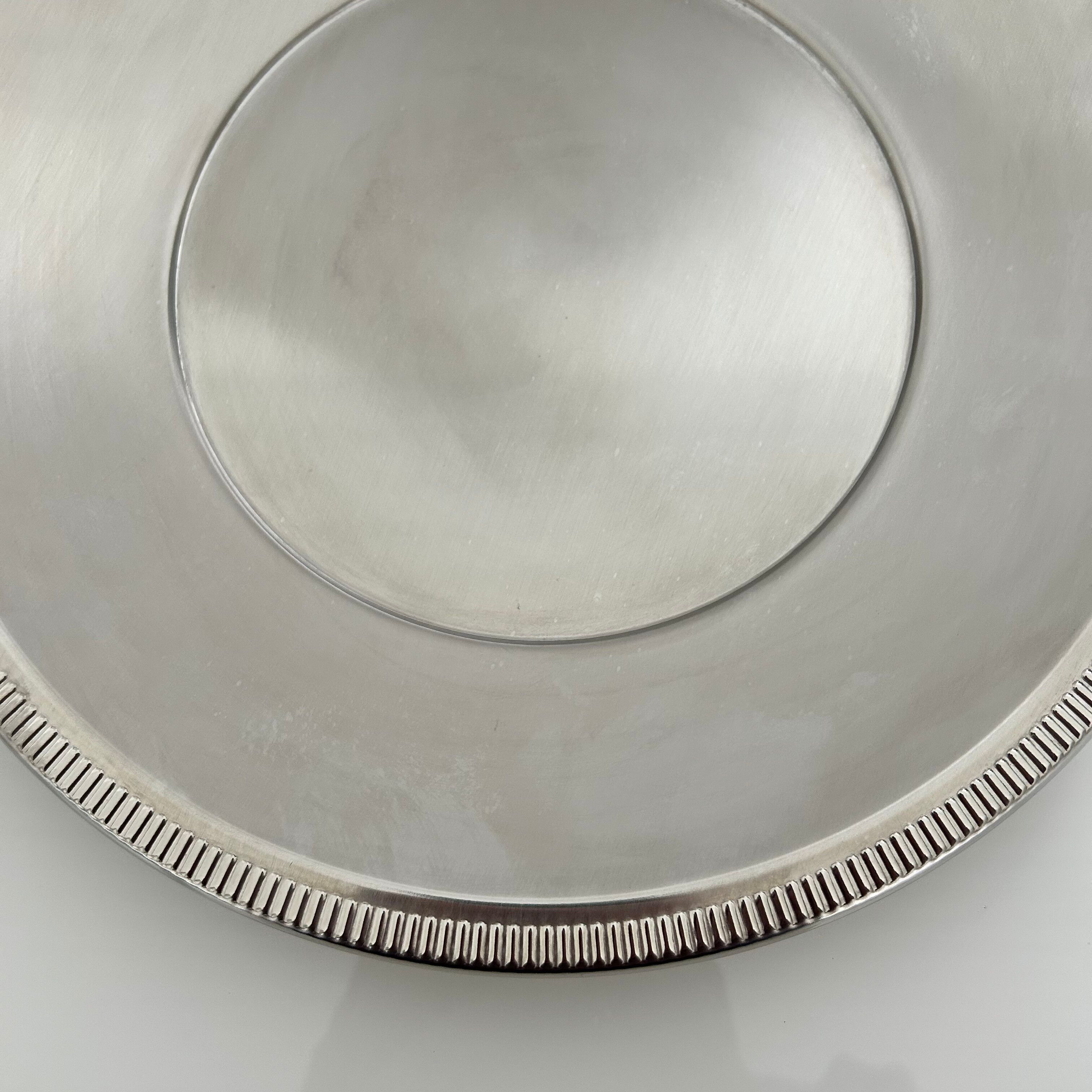 Service plate Jean Couzon Silversmith