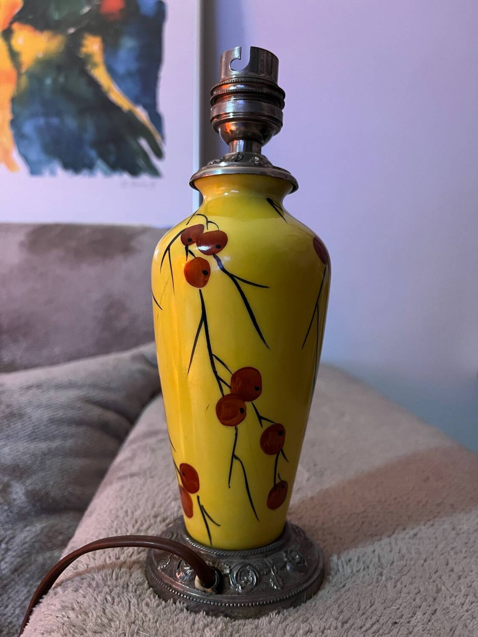 Pied de lampe