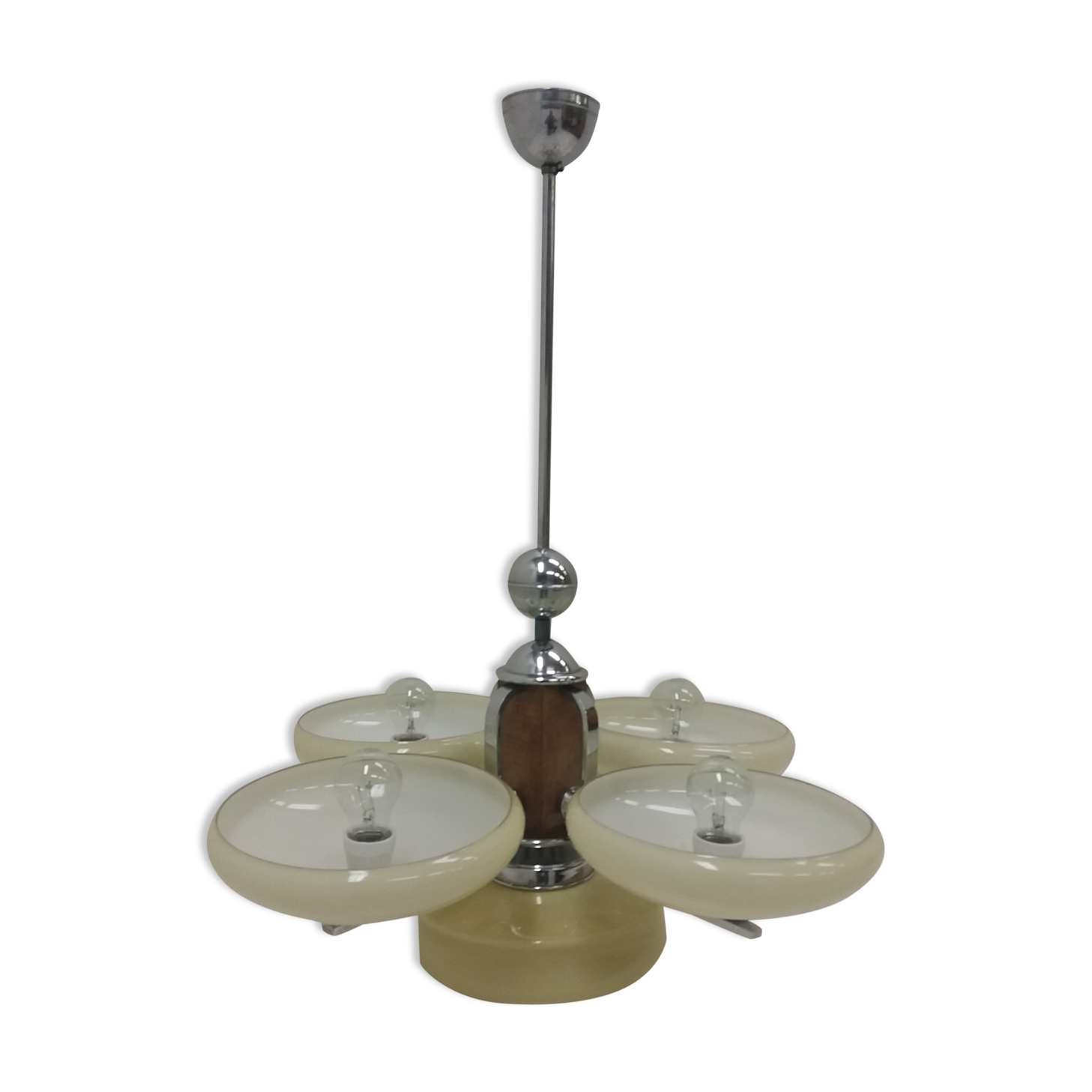 Art Deco chandelier, Czechoslovakia